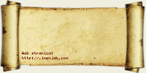 Irena Rakovac vizit kartica